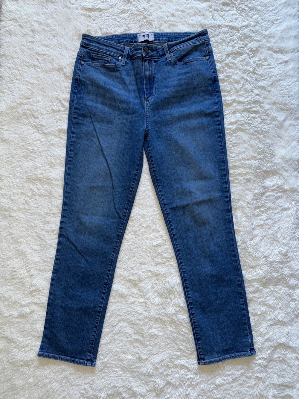 PAIGE Hoxton Slim Women's Jeans in Deep Blue Wash